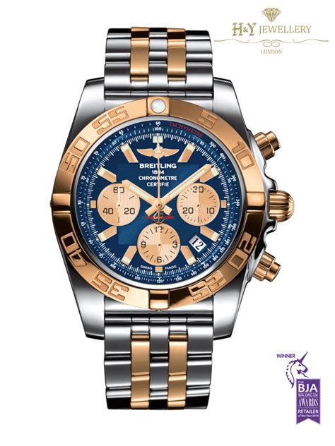 breitling chronomat automatic bicolor|Breitling two tone chronometre automatic.